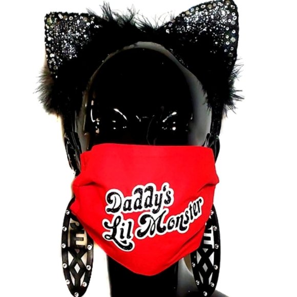 Harley Quinn Daddy's Lil Monster Ladies Tee. - Picture 2 of 6
